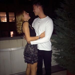 BCBG Ruffle Wrap Skirt